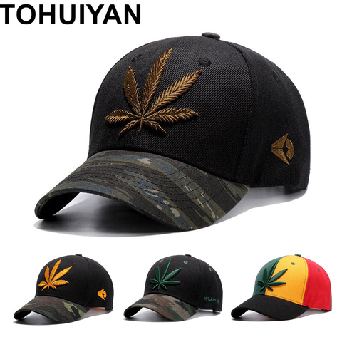 TOHUIYAN-gorra de béisbol bordada Para Hombre y mujer, sombrero con Cierre trasero, estilo Hip Hop, gorra de moda, unisex ► Foto 1/6