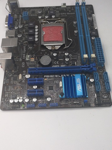 Asus-placa base de escritorio usada P8H61-M LX3 PLUS R2.0, H61, Socket LGA 1155, i3, i5, i7, DDR3, 16G ► Foto 1/3