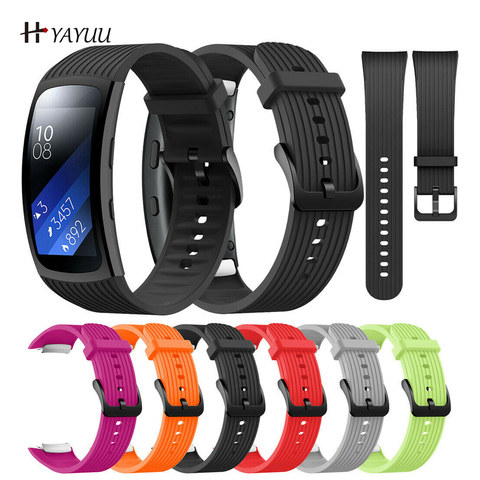 YAYUU-Correa de silicona para Samsung Gear Fit 2 Pro, repuesto con hebilla de Metal, correa de SM-R360 ► Foto 1/6