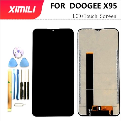 DOOGEE-pantalla LCD X95 de 6,52 pulgadas, 100% nuevo y Original, montaje de digitalizador con pantalla táctil, piezas de reparación para reemplazo de teléfono X95 ► Foto 1/6