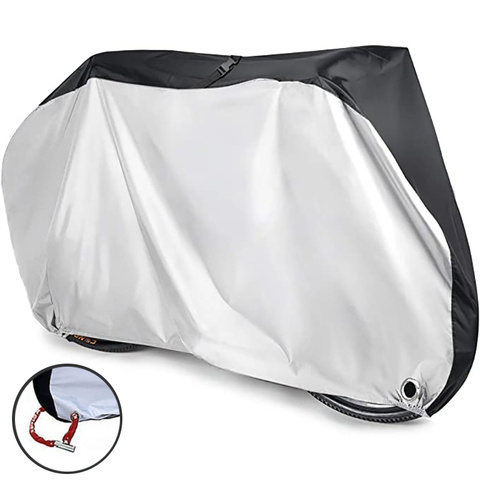 Cubierta protectora para Bicicleta, S-XL de tamaño, multiusos, para lluvia, nieve, polvo, todo tipo de clima, Fundas protectoras, impermeable, garaje, novedad ► Foto 1/6