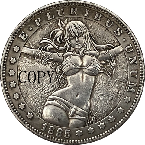 Copia de moneda de dólar Morgan de EUA de níquel Hobo, 36 tipos diferentes ► Foto 1/6