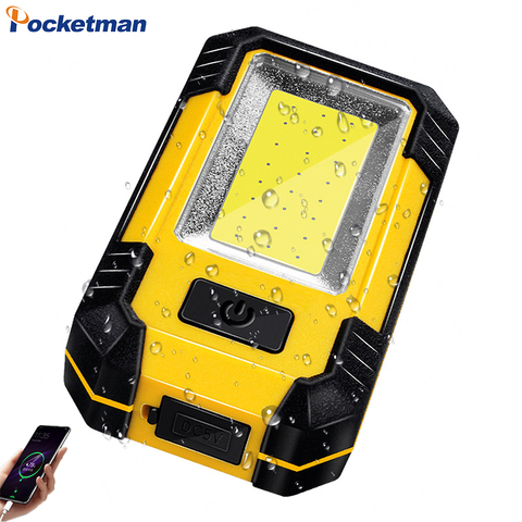 Luz LED de trabajo Y36 con magneto Cob, luz de mantenimiento de reparación automática, linterna fuerte y ligera, carga superbrillante ► Foto 1/5