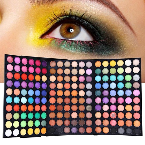 Popfeel-paleta de sombra de ojos de 180 colores, paleta de sombra de ojos de maquillaje Nude brillante y mate, paleta de sombra de ojos cosmética dfdf ► Foto 1/6