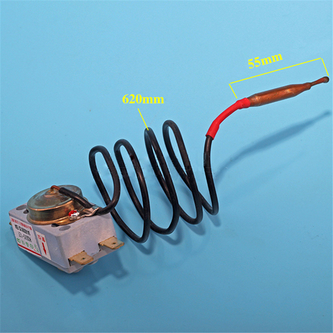 Termostato de WQS93-12T Original 20A, reinicio Manual, calentador de agua eléctrico de cuatro pies con interruptor de Control limitador de temperatura de 93 ℃ ► Foto 1/3