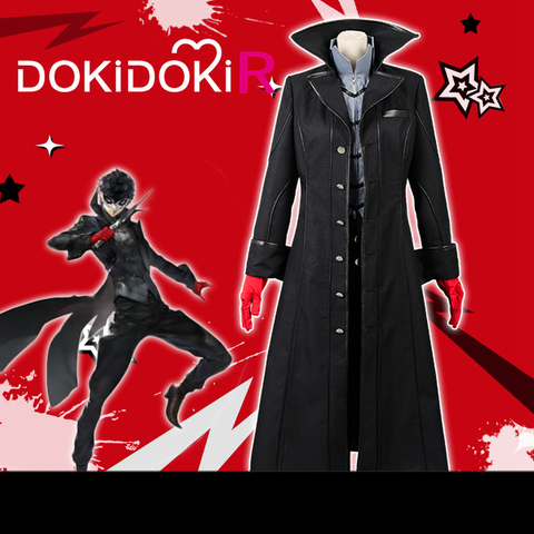 DokiDoki-R juego Persona 5 Cosplay Akira Kurusu disfraz de JOKER hombres Persona 5 Cosplay traje Akira Kurusu JOKER ► Foto 1/5