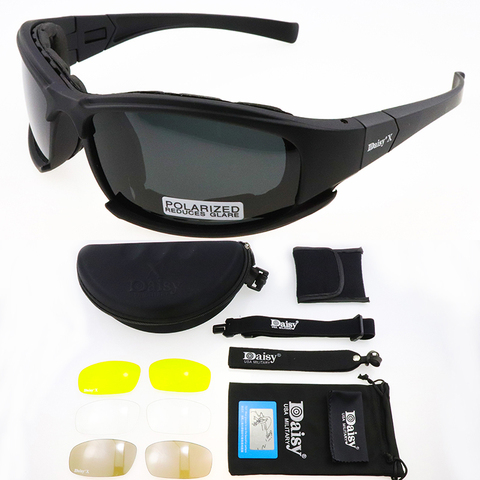 X7-anteojos de sol para pescar polarizados para hombre y mujer, gafas de pesca para acampar, senderismo, conducir, gafas deportivas para ciclismo ► Foto 1/6