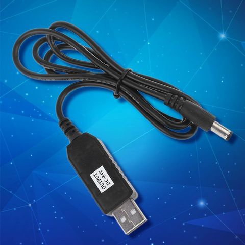 Universal USB 5V a 4,2 V 8,4 V 12,6 V DC 5,5x2,1mm Cable convertidor de línea de carga Cable de carga para paquete de batería de litio 18650 ► Foto 1/6