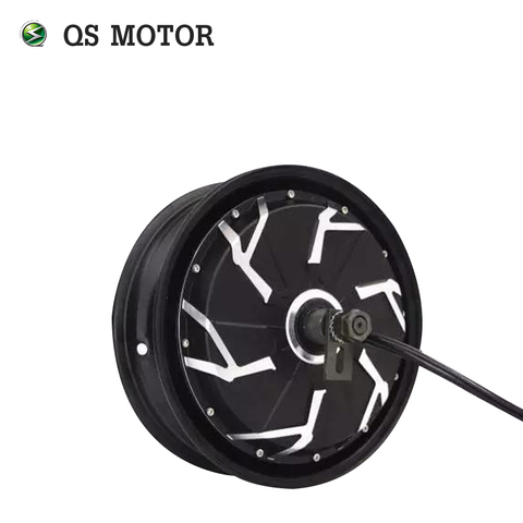 QS-motor de buje de ciclomotor para patinete eléctrico de 12 pulgadas, 260, 3000w, V4, 80KMH, de velocidad rápida ► Foto 1/1