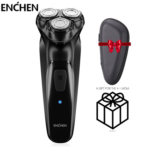 ENCHEN-Afeitadora eléctrica Blackstone para hombre, máquina de afeitar facial flotante 3D, recortadora de barba inalámbrica recargable ► Foto 1/6