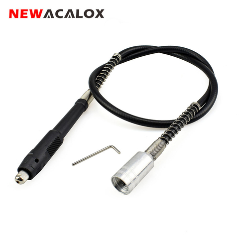 NEWACALOX-eje Flexible de 110cm, compatible con máquina giratoria pulidora Dremel, amoladora, herramienta de molienda, accesorios de herramientas eléctricas ► Foto 1/6