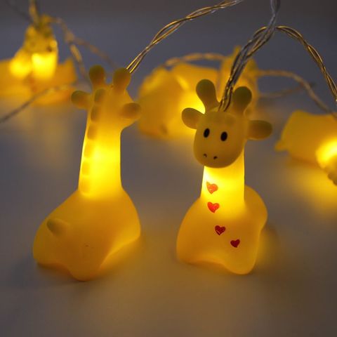 De silicona Animal guirnalda de luces Led con batería alimentado Garland para Navidad bebé habitación decorativo Navidad Natal regalos decoración de Año Nuevo ► Foto 1/6