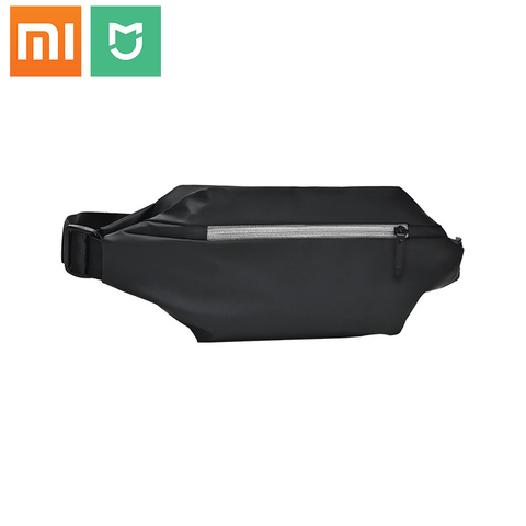 Xiaomi mijia-Bolsa de pecho multifuncional para deportes y ocio, bolso de pecho multifuncional resistente al agua, sencillo para deportes al aire libre, riñonera de 2,25l, color negro ► Foto 1/5