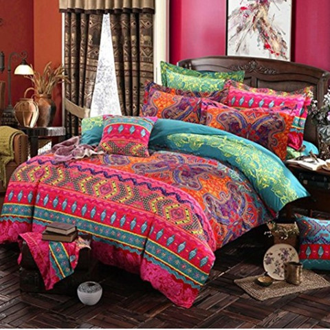 Bohemia 3D juegos de cama edredón mandala edredón invierno bedsheet almohada Queen King Size colcha de cama ► Foto 1/6