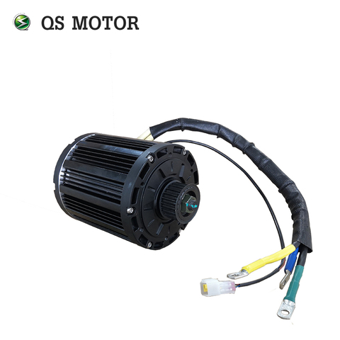 Motor de tracción media QS para motocicleta eléctrica, 4000W, 138, 90H, 72V ► Foto 1/2