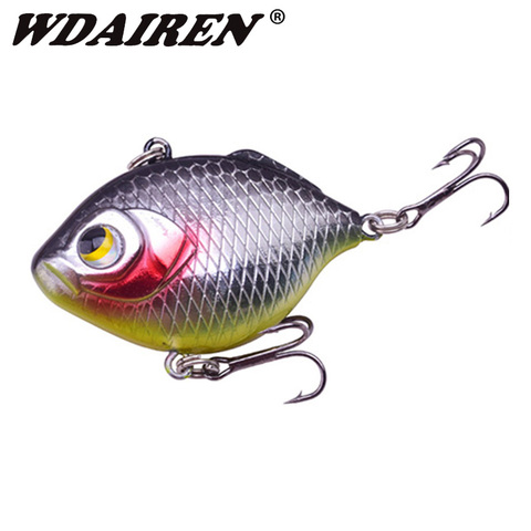 1 piezas VIB pesca señuelo 4,5 cm 8,5G Bionic cebo de pesca del hielo del invierno Artificial vibración Bass señuelos Crankbait aparejos de pesca ► Foto 1/6