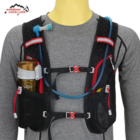 LION-mochila de hidratación para hombre y mujer, morral deportivo para exteriores, correr, ciclismo, vejiga ligera ► Foto 1/6