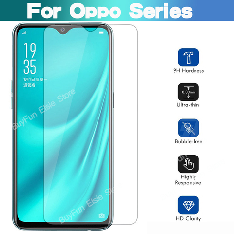 Protector de pantalla de vidrio templado para OPPO, película a prueba de arañazos para modelos F11, F11Pro, A5s, vidrio protector del Teléfono, A5, A9, 2022, A1K, A83 ► Foto 1/6