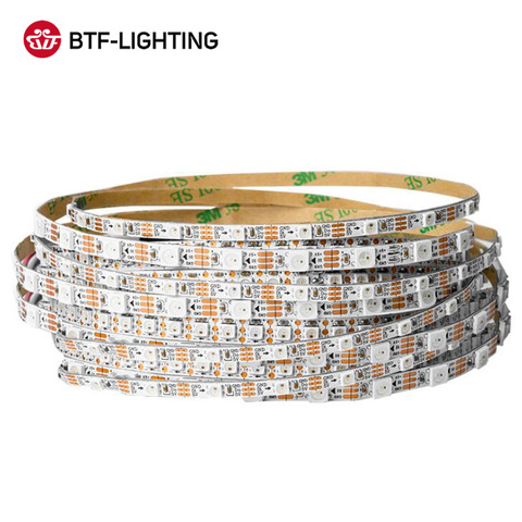 WS2812B-Tira de luces Led RGB 60 LEDS 144, 4mm, 5mm, 7,2mm de ancho, PCB, SK6812, 3535, 5050, direccionable individualmente, DC5V ► Foto 1/6