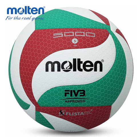 Pelota de voleibol Molten V5M5000, oficial, talla 5, para entrenamiento de partidos en interiores y exteriores ► Foto 1/6