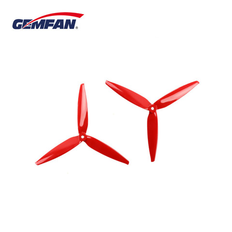 Gemfan Flash 7040-hélice de 3 aspas para Drones, 7x4x3, 7 pulgadas, para RC FPV, carreras, estilo libre, de largo alcance, LR 6S, 2 pares ► Foto 1/5