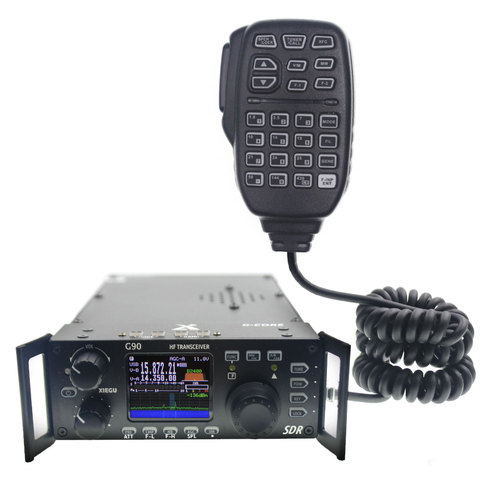 Xiegu-transceptor de Radio aficionado G90 HF 20W SSB/CW/AM/FM 0,5-30MHz SDR, estructura con sintonizador de antena de automóvil incorporado ► Foto 1/6