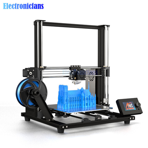 Anet-Kit de impresora 3D Anet A8 Plus, Panel de Control LCD, tamaño de impresión grande 300x300x350mm, impresora 3d de escritorio de alta precisión, bricolaje ► Foto 1/6