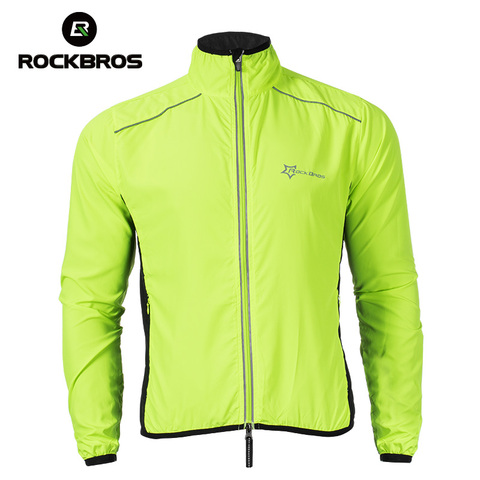 ROCKBROS-Chaqueta de ciclismo para hombre y mujer, chaqueta reflectante a prueba de viento, impermeable, para exteriores, primavera y verano ► Foto 1/6