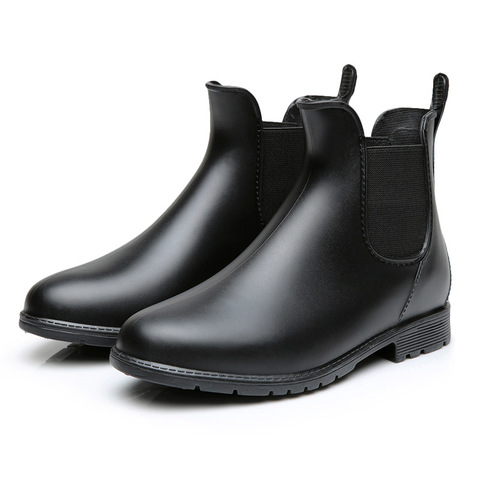 Los hombres Botas de lluvia hombre Botas Chelsea hombre Botas de tobillo botas informales hombre hombres de goma zapatos de lluvia impermeable mejor-venta, jm8 ► Foto 1/4