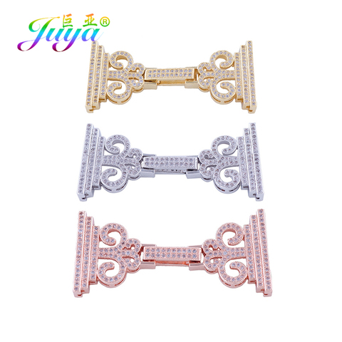 Juya-suministros de perlas para manualidades para mujer, múltiples filas, fabricación de collares, Material de conector, cierres, accesorios ► Foto 1/6