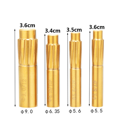 Rifling-Botón de aleación dura de 5,5mm, 5,6mm, 6,35mm, 9,0mm, 12 flautas, cámara, máquina helicoidal, herramienta duradera ► Foto 1/6