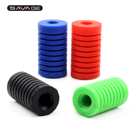 Reposapiés para palanca de cambios izquierda, accesorio Universal para la puntera del Pedal, accesorios para motocicleta, Gel de sílice, negro/azul/rojo/verde ► Foto 1/6