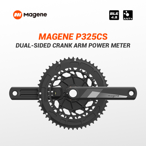 Magene-medidor recargable de potencia P325 CS, bielas de doble cara, Ordenador de manivela de bicicleta de carretera, velocímetro impermeable para SRAM SHIMANOBB86 ► Foto 1/6