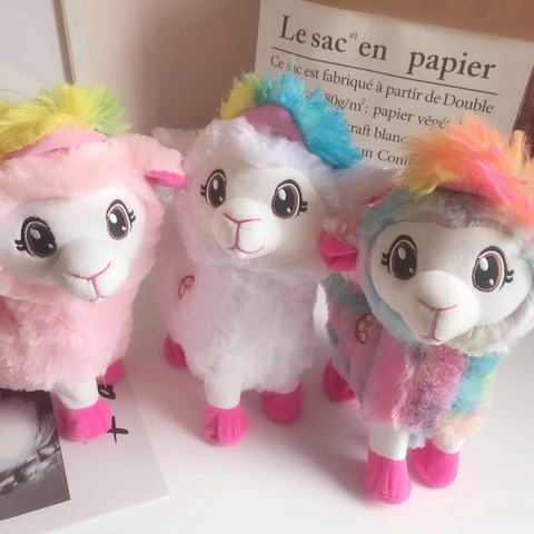 Juguetes Divertidos de la música del bebé eléctrico de felpa mascotas Alive Boppi la Llama del Shakin del botín Alpacas que agitan la cabeza y retorcerán las nalgas ► Foto 1/6