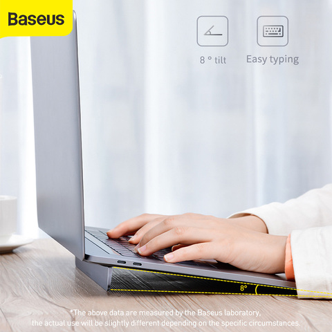 Baseus-soporte plegable para ordenador portátil, base ajustable de aleación para Macbook Pro de 11,6-17 pulgadas ► Foto 1/6