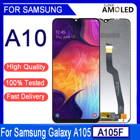 Pantalla LCD Original de 6,2 pulgadas para Samsung Galaxy A10, A105, A105F, SM-A105F, piezas de repuesto para ensamblaje de digitalizador ► Foto 1/6