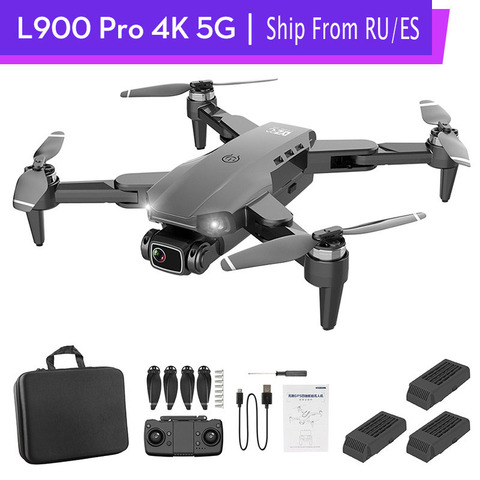 Dron teledirigido profesional L900 PRO, 5G, GPS, 4K, cámara HD, 2 ejes, FPV, Quadcopter, Motor sin escobillas, 1,2 KM, 28min de vuelo ► Foto 1/6