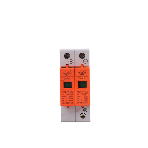 DC 1000V 20KA ~ 40KA 2 P 2 polos SPD casa Protector contra sobretensión CC de protección de bajo voltaje de descargadores dispositivo DC SPD ► Foto 1/3