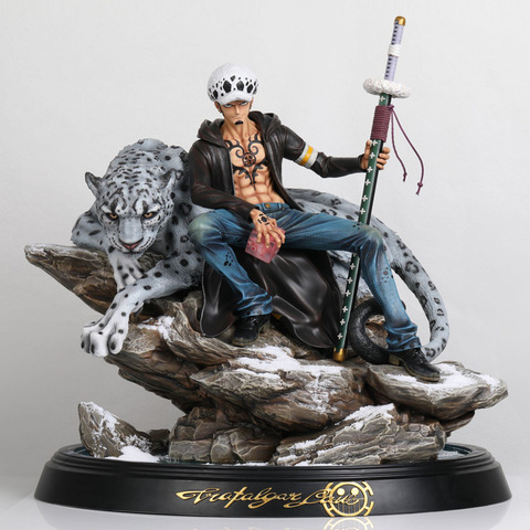 Figura de acción de Trafalgar Law para adultos, juguete de 27cm de PVC con diseño de leopardo y nieve, GK, fruta del diablo, colección de estatuas, regalos de muñecas ► Foto 1/6