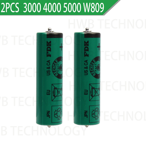 2 uds Original batería recargable Ni-MH para Braun máquina de afeitar eléctrica de la serie 1 de 140, 150, 3000, 4000, 5000, 5685 W809 ► Foto 1/4