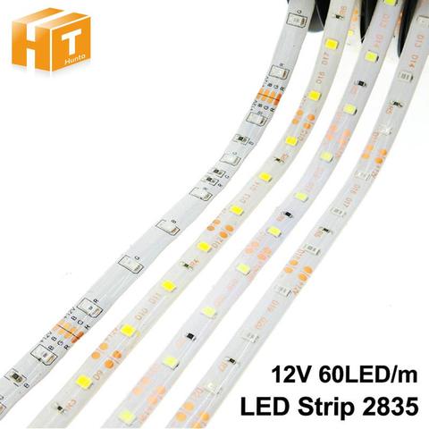 ¡Tira de LED de 2835 / 5050 DC 12V 60/m de luz LED Flexible RGB/Blanco/cálido Blanco/azul/Verde/rojo la tira de LED 5 m/lote! ► Foto 1/6