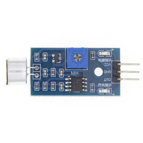 Módulo con Sensor de detección de sonido por voz de 3 pines DIY, vehículo inteligente Robot, Helicóptero, Avión, Boart, Coche ► Foto 1/6