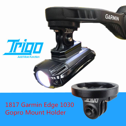 Trigo Garmin-piezas para cronómetro de bicicleta, soporte de montaje para luces de bicicleta TR1817, adaptador Edge 1030 Gopro ► Foto 1/5