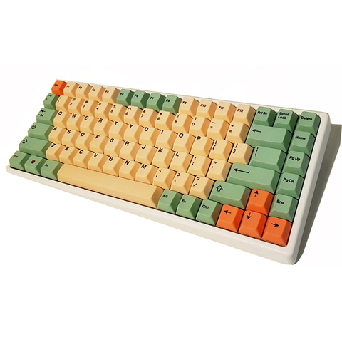 Hami Melon Cherry Profile-teclas gruesas PBT, para interruptores Cherry MX, 61, 64, 84, 96, 108, teclados mecánicos Minila ► Foto 1/6