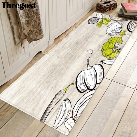 Alfombras de cocina antideslizantes para sala de estar, Alfombra de área  larga, Alfombra de piso de cocina, alfombras de puerta de entrada,  alfombrilla para el hogar - AliExpress