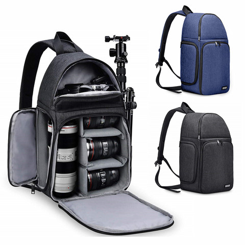 Bolsa de cámara DSLR para cámara fotográfica, bolsas de mensajero de hombro individuales para Sony A7 A7S A7R A9 Fujifilm X-T4 X-T30 Nikon Z5 Z6 Z7 II ► Foto 1/6