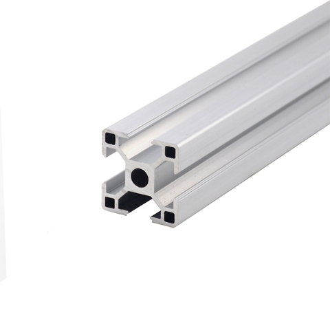 1 PC 3030 de perfil de aluminio de extrusión de 100-800 MM de longitud estándar europeo anodizado de carril lineal para DIY CNC 3D impresora de banco de trabajo ► Foto 1/6