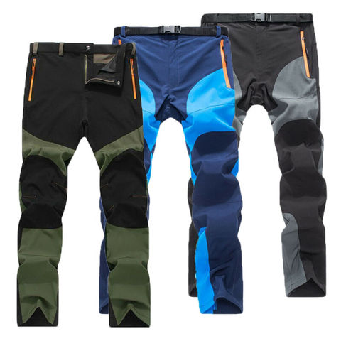 Los hombres de verano temporada caliente senderismo Trekking pesca Camping escalar correr pantalones de talla grande de gran tamaño impermeable al aire libre Pantalones ► Foto 1/6