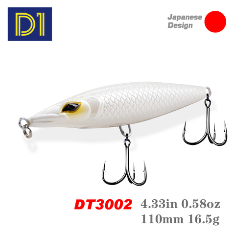 D1-señuelo de pesca para andadores de superficie de lápiz, cebo Artificial, cebos flotantes de 90mm/110mm/130mm ► Foto 1/6