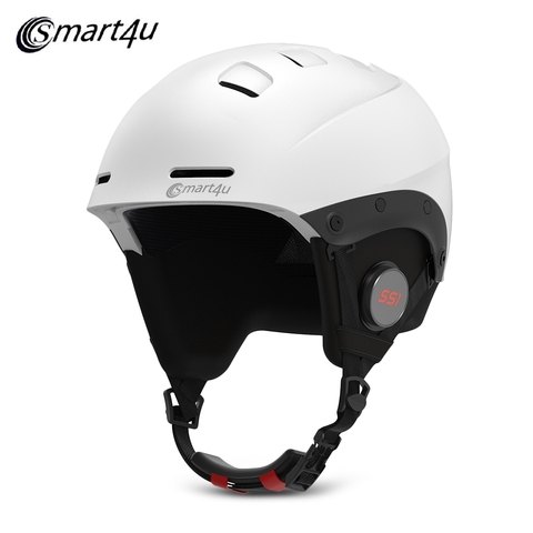 Casco de esquí con Bluetooth incorporado para hombre y mujer, resistente al agua, forro desmontable, para monopatín, equipo de esquí ► Foto 1/5